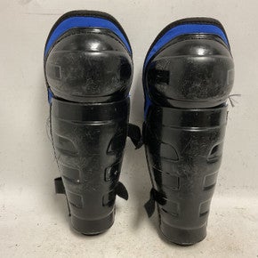 Used JR SHIN GUARDS Junior Shin Guards Black And Royal Blue 11" 11855-S000199673