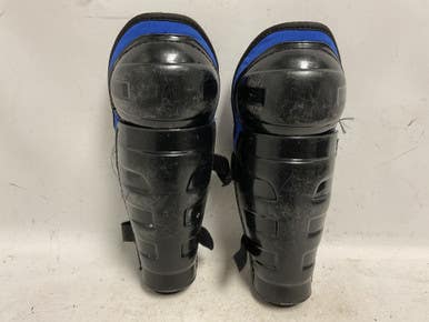 Used JR SHIN GUARDS Junior Shin Guards Black And Royal Blue 11" 11855-S000199673
