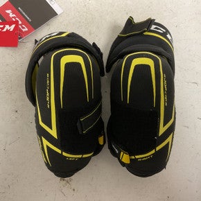 Used CCM TACKS 9040 Senior Elbow Pads Black And Yellow SM 11855-S000199671