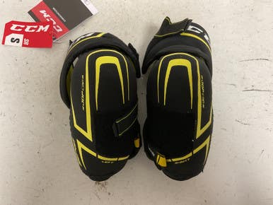Used CCM TACKS 9040 Senior Elbow Pads Black And Yellow SM 11855-S000199671