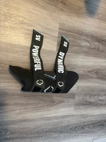 (Used ) black Evoshield pre molded custom leg guard