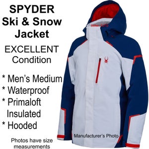 Spyder WATERPROOF PRIMALOFT INSULATED Ski Jacket Men M - EXCELLENT