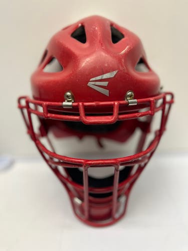 Easton Stealth Baseball Catcher’s Mask Hat Size 7 1/8-7 7/8 Red Facemask Sporting Goods
