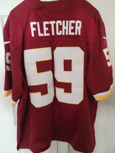 Nike Elite "On-Field" Authentic Jersey #59 London Fletcher Large Adult Unisex Nike Jersey