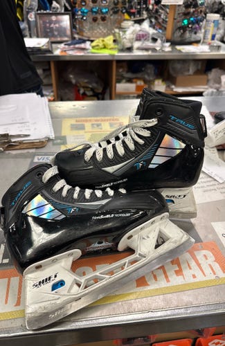 size 3.5 True TF7 (Used) Intermediate Junior JR Ice Hockey goal Goalie Skates