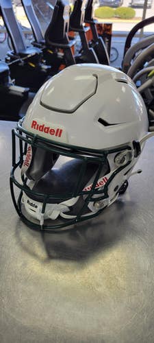 Used Riddell SPEEDFLEX YOUTH LARGE R41196 FB Helmet White LG 11497-C000155798