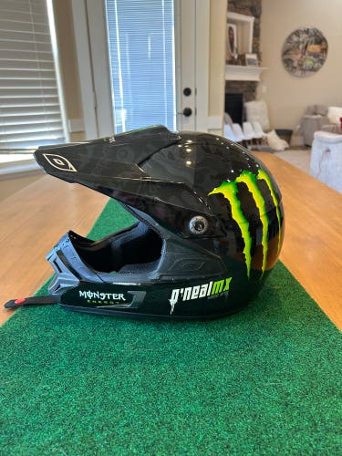 O’Neal MX monster energy kids motocross/dirt bike helmet size K M like new