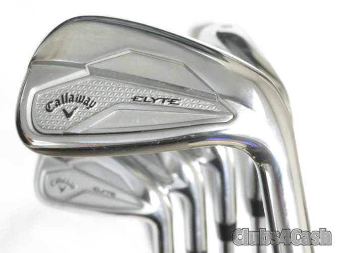 Callaway Elyte Irons Dynamic Gold Mid 90 S300 Stiff 5-P +1/2" TALL .. NICE