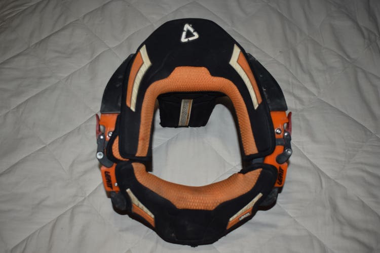 Leatt GPX Club Protective Neck Brace, Black/Orange