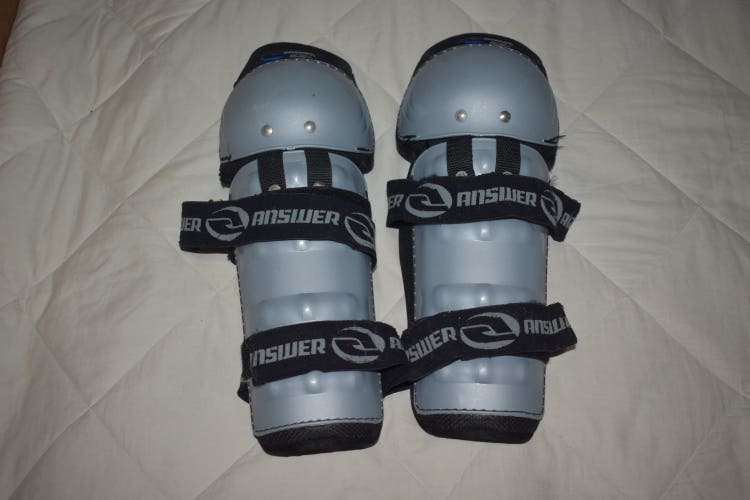 Answer Motocross Knee/Shin Protection, Gray, Adult