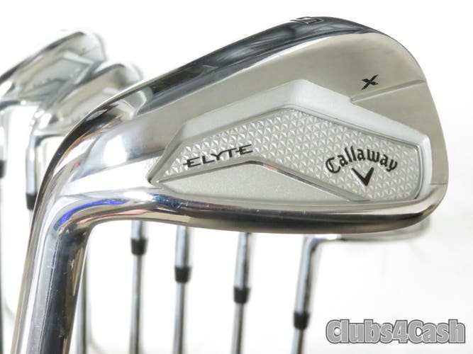 Callaway Elyte X Irons True Temper Vector 80g Regular Flex 5-P,A,G .. LEFT LH