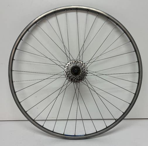 Vintage Ambrosio Elite 19 7-Speed 36-Spoke Aluminum 700C Rear Wheel Touring Hub