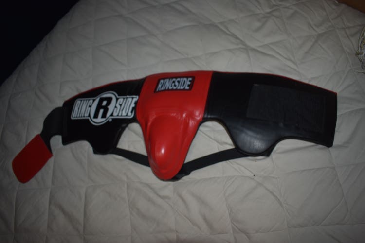 Ringside Groin And Abdominal Boxing No Foul Protector / Jock Cup, Red, Medium