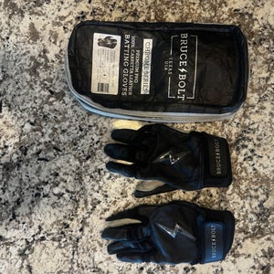 Bruce Bolt Adult Small Chrome Series Batting Gloves (Used)