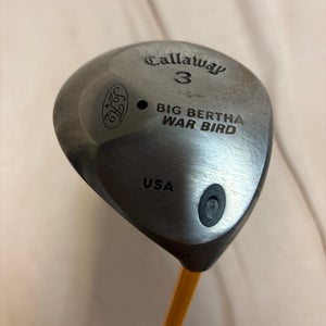 Men's Callaway Big Bertha Warbird Right Handed Fairway Wood Regular Flex 3 Wood (Used)