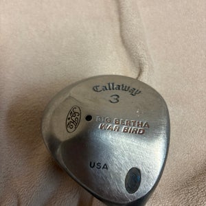 Men's Callaway Big Bertha Warbird Right Handed Fairway Wood Regular Flex 3 Wood (Used)