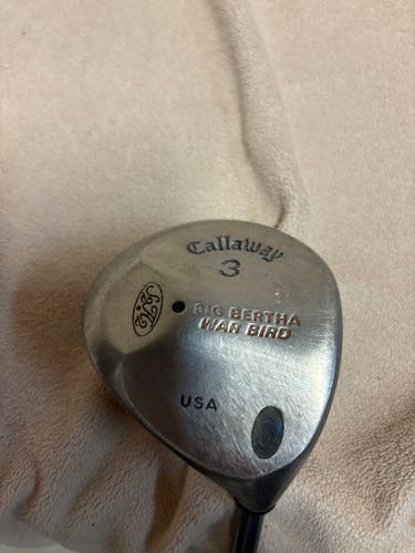 Men's Callaway Big Bertha Warbird Right Handed Fairway Wood Regular Flex 3 Wood (Used)