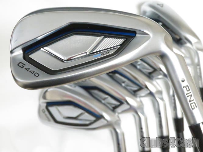 PING G440 Irons Black Dot Alta CB Blue Stiff Flex 4-P ... Shop Wear