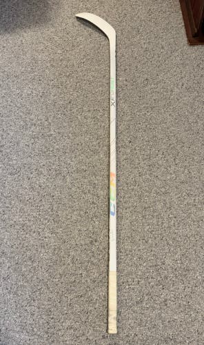 Senior CCM XF Ghost White Right Handed Hockey Stick P28M 75 Flex (Used)