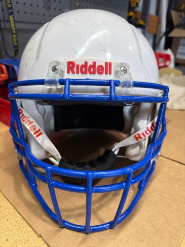 USED RIDDELL SPEED ADULT HELMET - LARGE - WHITE - REJECT