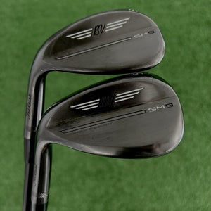 LH Titleist Vokey SM9 Black 2 Wedge Set (54 & 58 Degrees)