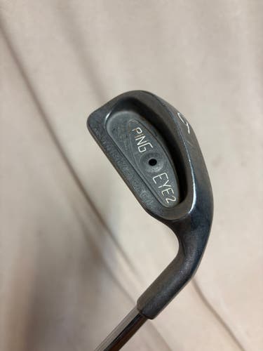 Men's 6 Iron Ping Eye 2 Black Dot Right Handed Uniflex Steel Shaft (Used)
