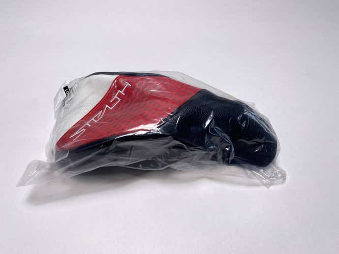 TaylorMade Stealth 2 Fairway Wood Headcover Adjustable Tag Black Red HC NEW