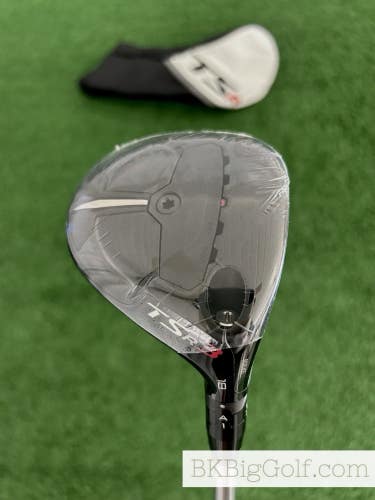 NEW Titleist TSr3 18 Degree 5 Wood w Headcover / MMT TSP 60g Stiff Shaft