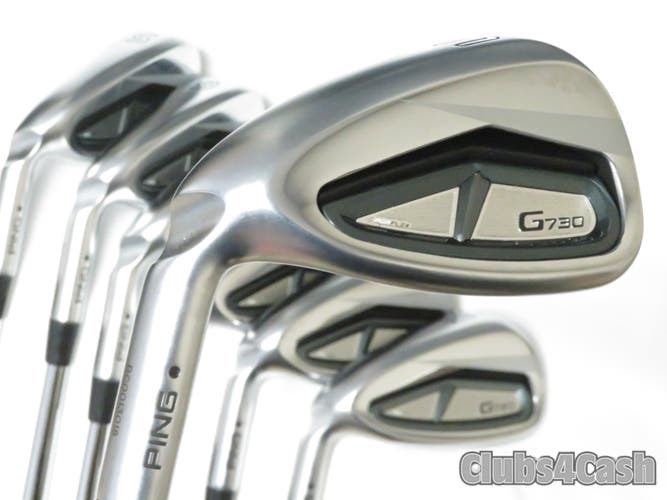 PING G730 Irons Black Dot Dynamic Gold 105 R300 5-P+Uw .. LEFT LH   Shop Wear