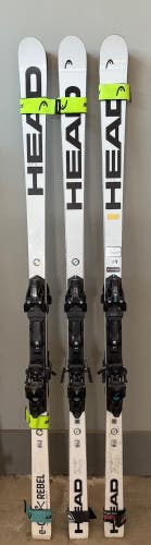 Men's 2024 HEAD WC Rebels e-GS RD 193 cm Racing Skis With Bindings Max Din 20 (Used)