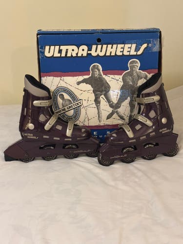 Vintage Ultra Wheels Wayne Gretzky Ultra Elite Inline Skates Unisex 8 Jade/M.Jad