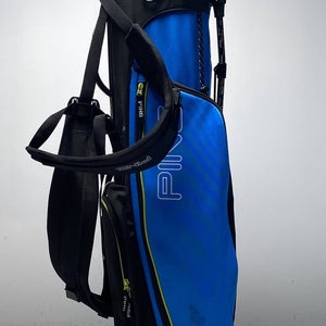 Ping Thrive Youth Stand Bag 32" Tall Blue/Yellow 4-Way Divide Golf Bag