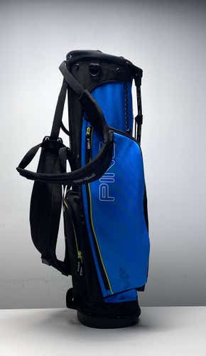 Ping Thrive Youth Stand Bag 32" Tall Blue/Yellow 4-Way Divide Golf Bag