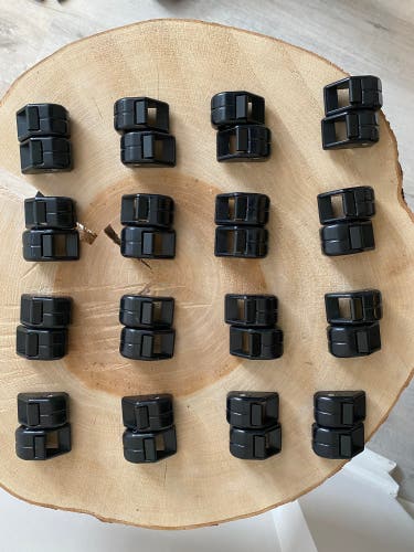 Riddell SpeedFlex Chin Strap Cam Lock Parts (Used) Lot of 16 sets!