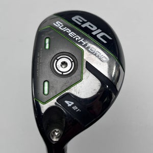 Callaway EPIC Super 4 Hybrid 21* AeroTech SteelFiber fc75 F3 Regular LH