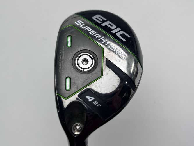 Callaway EPIC Super 4 Hybrid 21* AeroTech SteelFiber fc75 F3 Regular LH