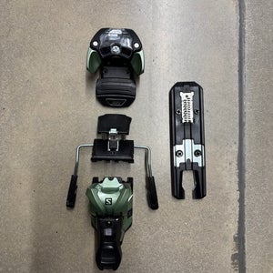 New Salomon Warden MNC 13 Ski Bindings 100mm Oil Green DIN 4-13