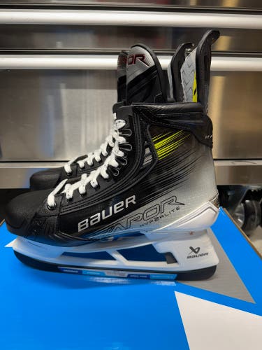 Bauer Vapor Hyperlite2 Hockey Skates NCAA Pro Stock Size 10 FIT 3 288mm (New)