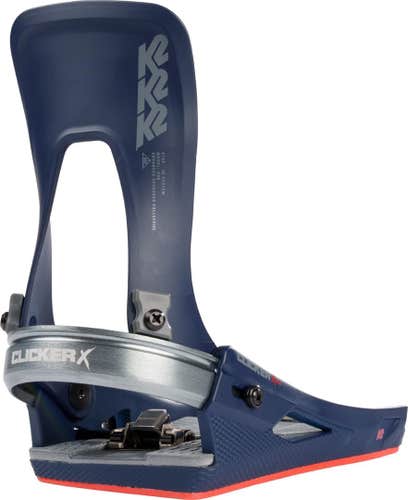Men's Medium K2 Clicker X HB Snowboard Bindings Blue (New)(SY2778)