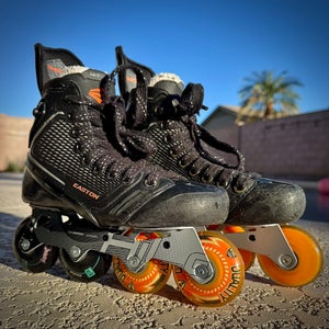 Black/Gray Easton Mako II Hockey Skates Regular Width Size 4 (Used)