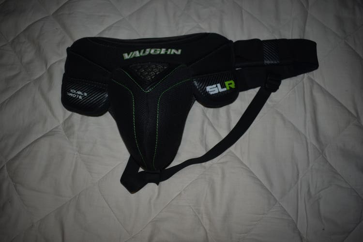 Vaughn SLR PRO Carbon Double Protect Hockey Goalie Jock Cup, Senior