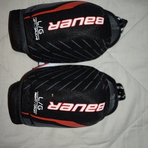Bauer Lil Sport Hockey Elbow Pads, Youth Large - Great Condition!