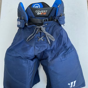 Warrior Covert QRE10 PRO Pro Stock Hockey Pants Small Navy Blue (Used) 9275