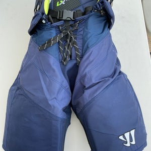 Warrior Alpha LX PRO Pro Stock Hockey Pants Medium Navy Blue (Used) 7435