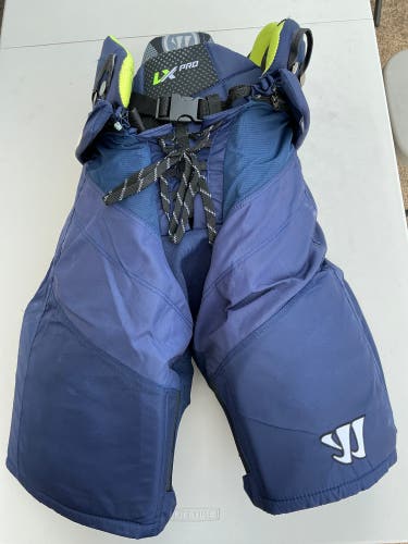 Warrior Alpha LX PRO Pro Stock Hockey Pants Medium Navy Blue (Used) 7435