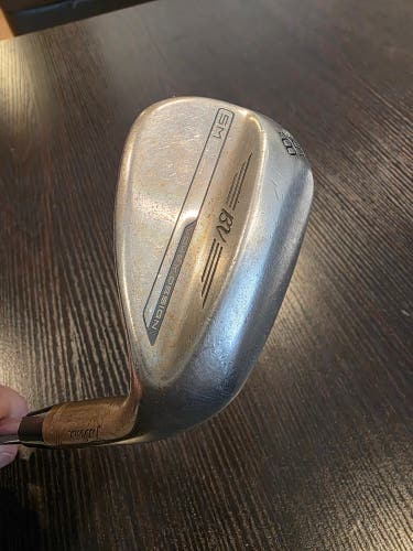 RIGHT HAND TITLEIST VOKEY SM10 RAW 58-08M LOB WEDGE STEEL AMT WHITE S300 STIFF