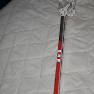 Adidas Response 6061 with Warrior Evo Pro X6 Strung Head and Mauv Lacrosse Bag