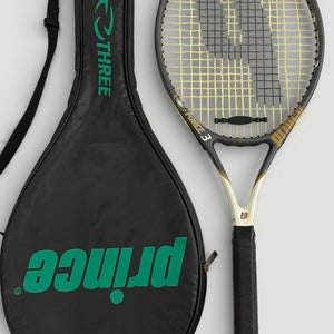 Prince Force 3 Fusion ti Oversize Graphite Tennis Racquet 4 1/4" grip +cover