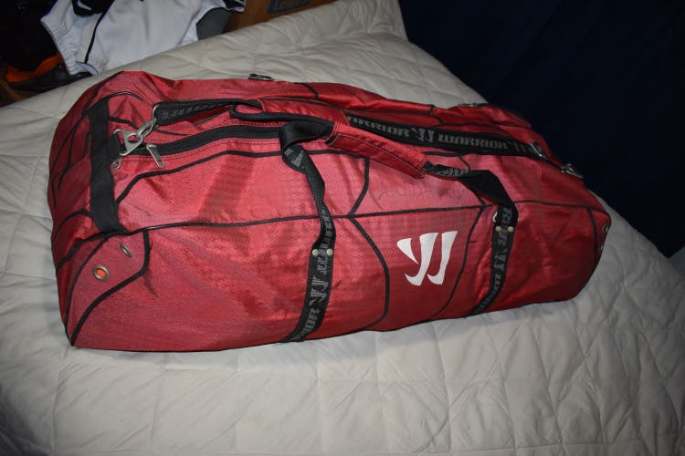 Warrior Lacrosse Gear Bag, Red