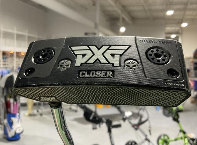 PXG CLOSER 26 Tungsten Mid-Mallet Putter 35" Steel Shaft 10.5" Grip